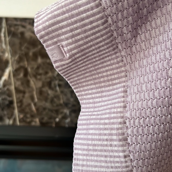Lululemon Rest Less Pullover Longsleeve In Bubble Dot Violet Verbena Size 2 - Picture 4 of 12